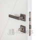 Интериорна врата MDF бяла 80x201 см – боядисан модел с лаково покритие, пълен комплект