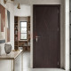 Интериорна врата MDF Плътна Тъмен Орех 201x80см – Пълен комплект