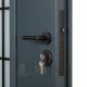 Луксозна Outdoor входна врата антрацит с термомост и стъкло 92x202 см