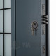 Луксозна Outdoor входна врата антрацит с термомост и стъкло 92x202 см