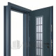 Луксозна Outdoor входна врата антрацит с термомост и стъкло 92x202 см