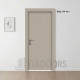 Интериорна врата MDF капучино 80x201 см – боядисан модерен дизайн, пълен комплект