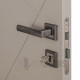 Интериорна врата MDF капучино 80x201 см – боядисан модерен дизайн, пълен комплект