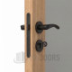 Интериорна врата MDF златен дъб със стъкло 90x201 см – за повече светлина, пълен комплект